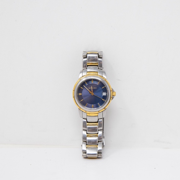 Daniel Mink Women's Stainless Steel Brass Chain Link Round Face Analog Watch